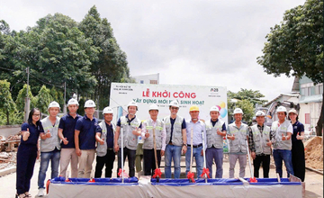 LỄ KHỞI CÔNG XÂY DỰNG MỚI NHÀ SINH HOẠT